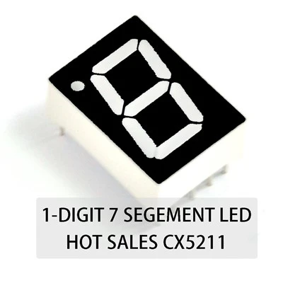 Jednomiestne 7 segmentové LED