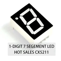 Jednomiestne 7 segmentové LED